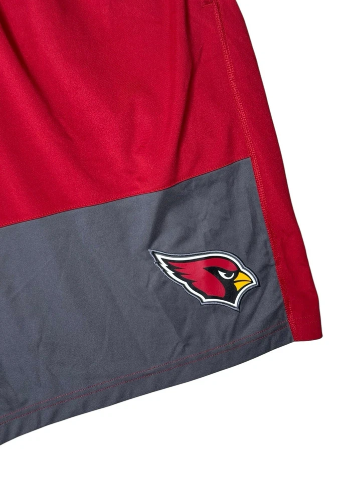 Nike Dri-Fit NFL Team Apparel Arizona Cardinals Athletic Shorts Men's Large Red - Image 2 of 4