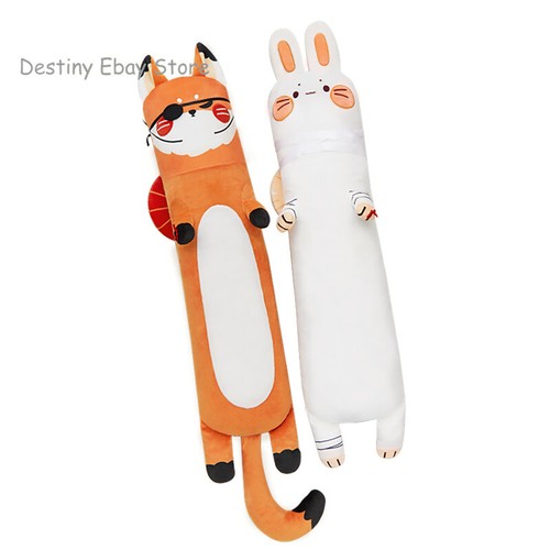 Tian Guan Ci Fu Hua Cheng Xie Lian Fox Rabbit Plush Long Pillow Cushion Original - Picture 10 of 12