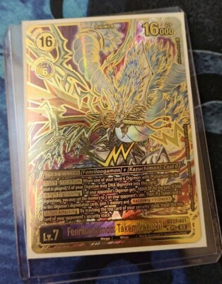 Fenriloogamon: Takemikazuchi Textured	BT17-101 SEC	Digimon Card Eng