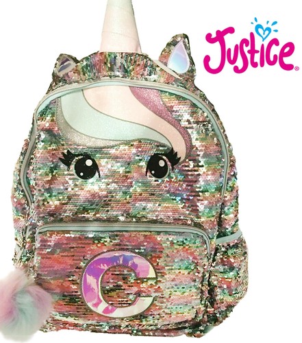New Justice Pastel Unicorn Flip Sequin 