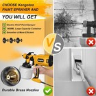 Paint Sprayer 850W HVLP Electric Spray Gun with 4 Nozzles and 3 Patterns, 1400ml — photo 2