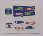 Hot Wheels Redline SNAKE AND MONGOOSE FRONT ENGINE DRAGSTER STICKER SET