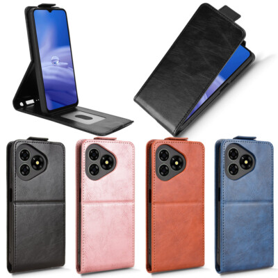 For Ulefone Note 19, Luxury Vertical Up-Down Leather Wallet Stand Case Cover
