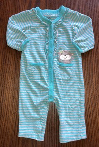 footless baby girl pajamas