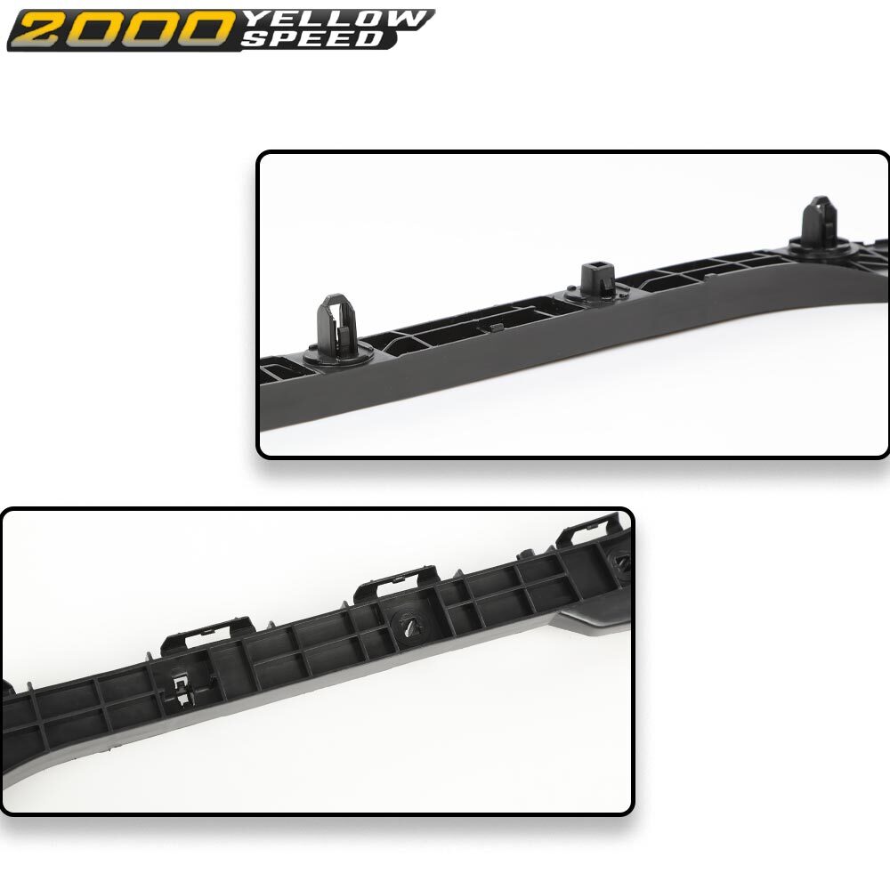 Pair Of Rear Bumper Brackets - Fits 2010-2015 Toyota Prius (Left & Right, Direct Replacement)