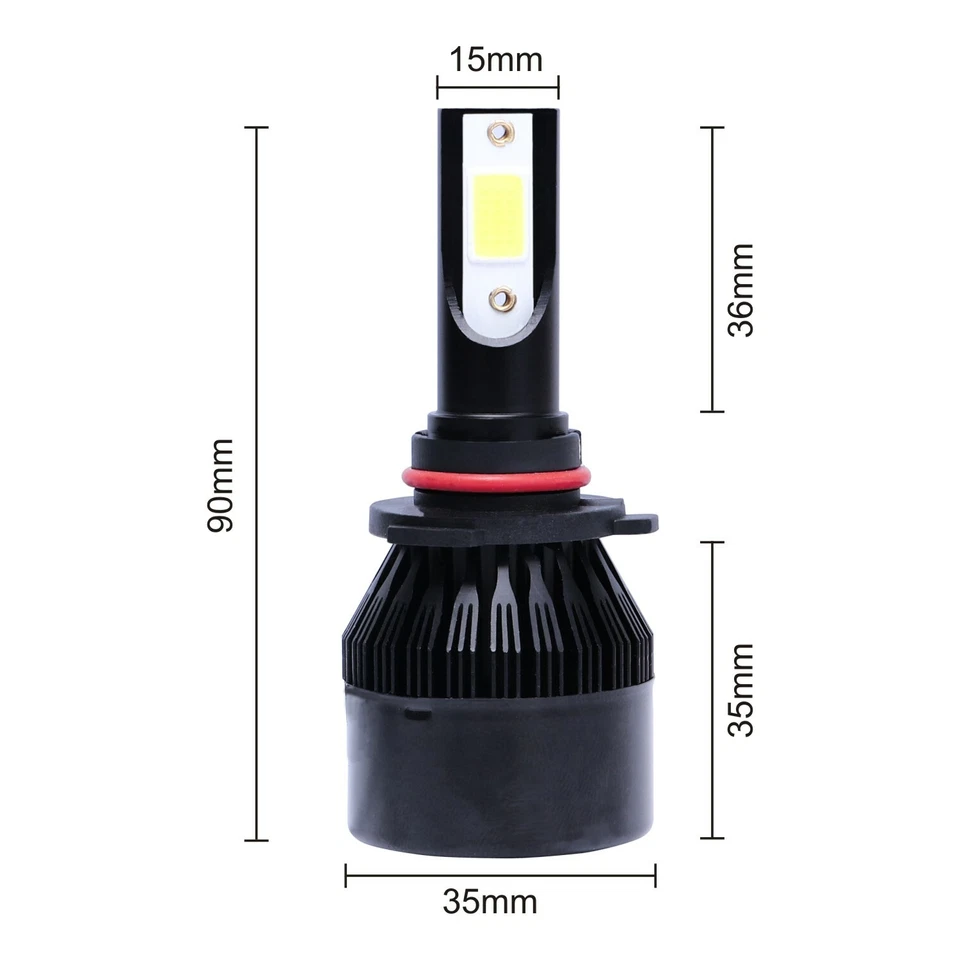 For Honda Accord 2013 2014 2015 8000K LED Headlight High&Low Beam+Fog Light Kit - Image 4 of 4