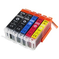 5 Xl Patronen Mit Chip FüR Canon Pixma MG5750 MG6850 MG7750 MG5700 MG6800 Series