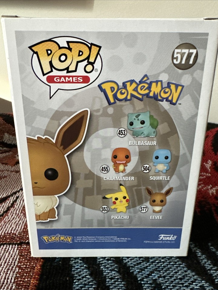 Funko Pop! Vinyl PokémonEevee (Flocked) WonderCon Hot Topic