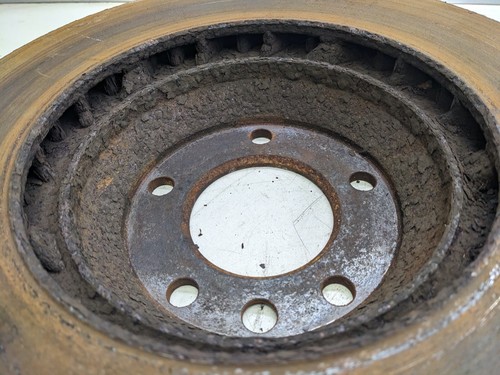 PORSCHE CAYENNE TURBO 955 2005 4.5 V8 FRONT BRAKE DISCS ROTORS 350MM - Picture 11 of 11
