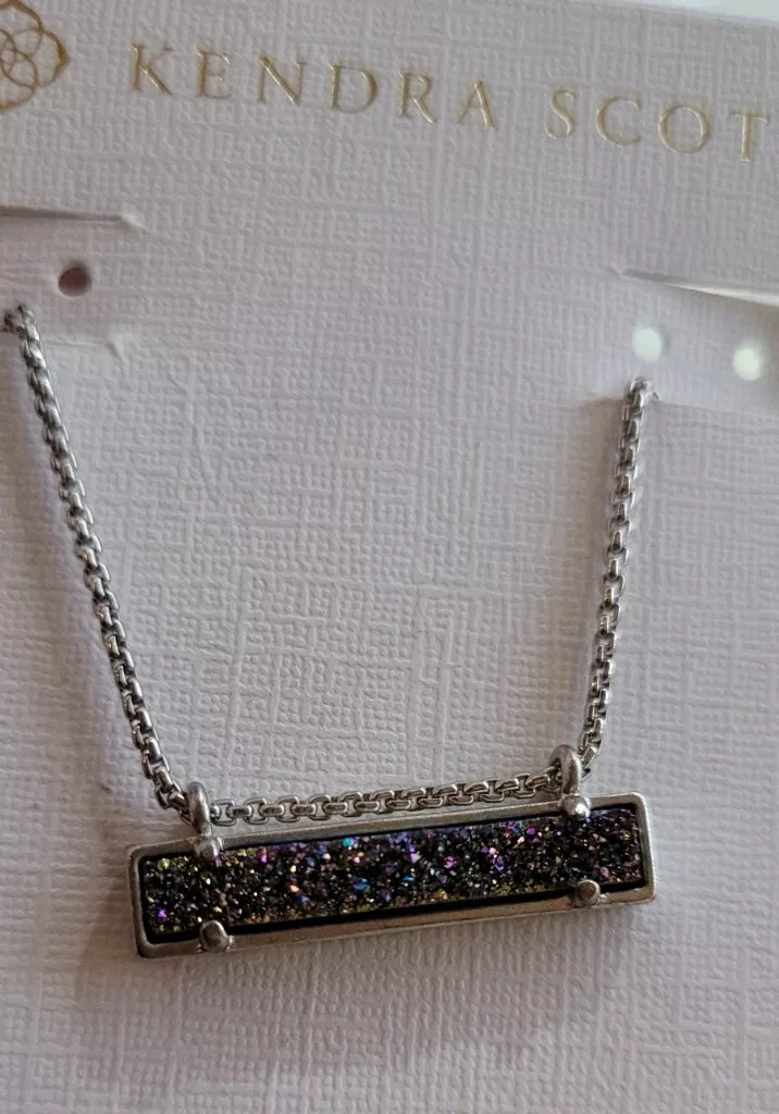 Kendra scott shop multicolor drusy necklace