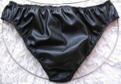 Herren Slip Kunstleder schwarz v. Laexa