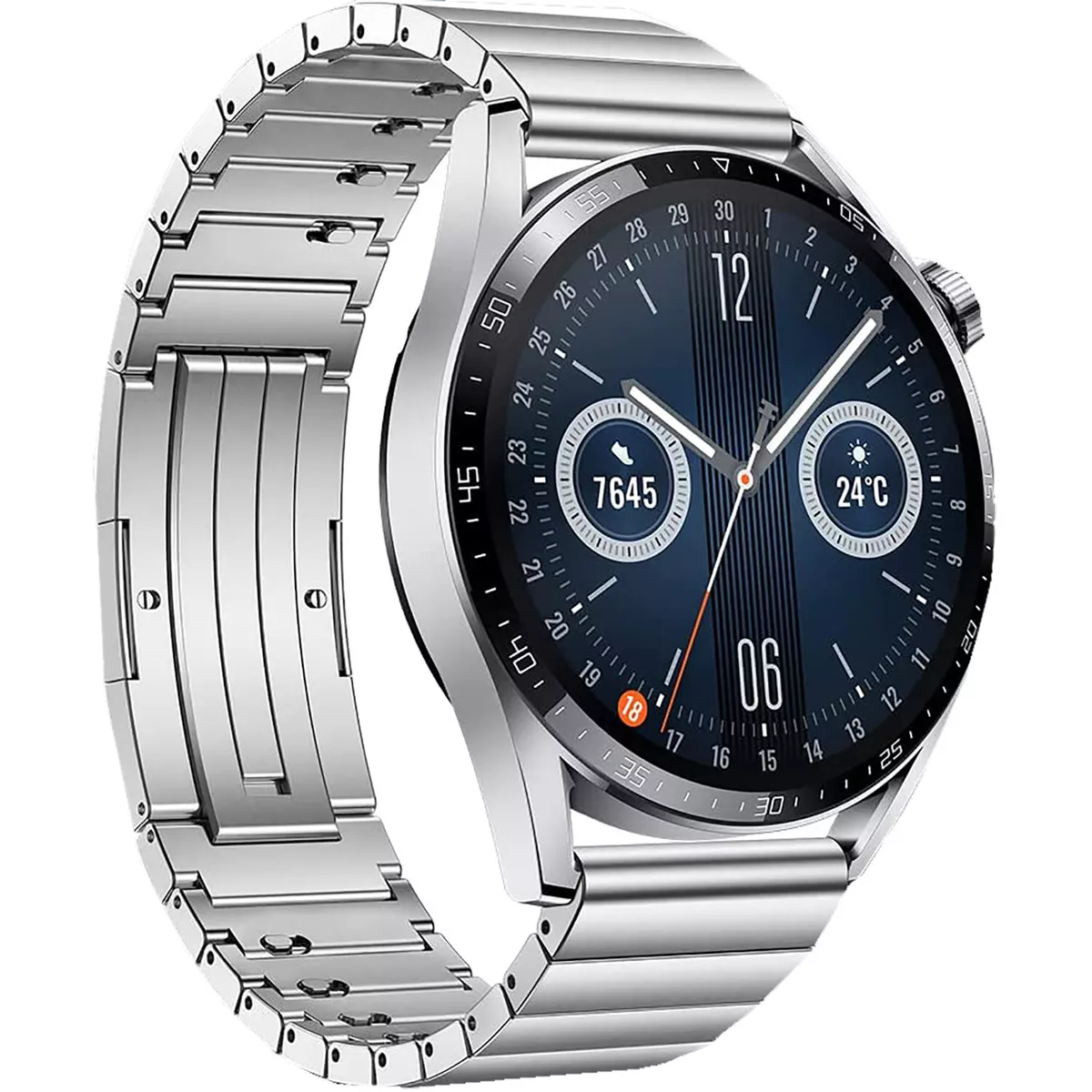 Huawei Watch GT 3 (46mm) Elite Steel GPS + Bluetooth Smartwatch