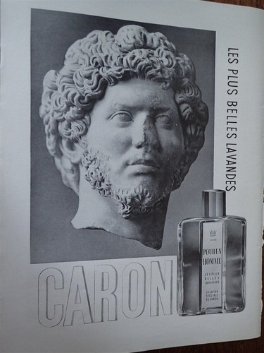 1982 ADVERTISING CARON perfume for a MEN