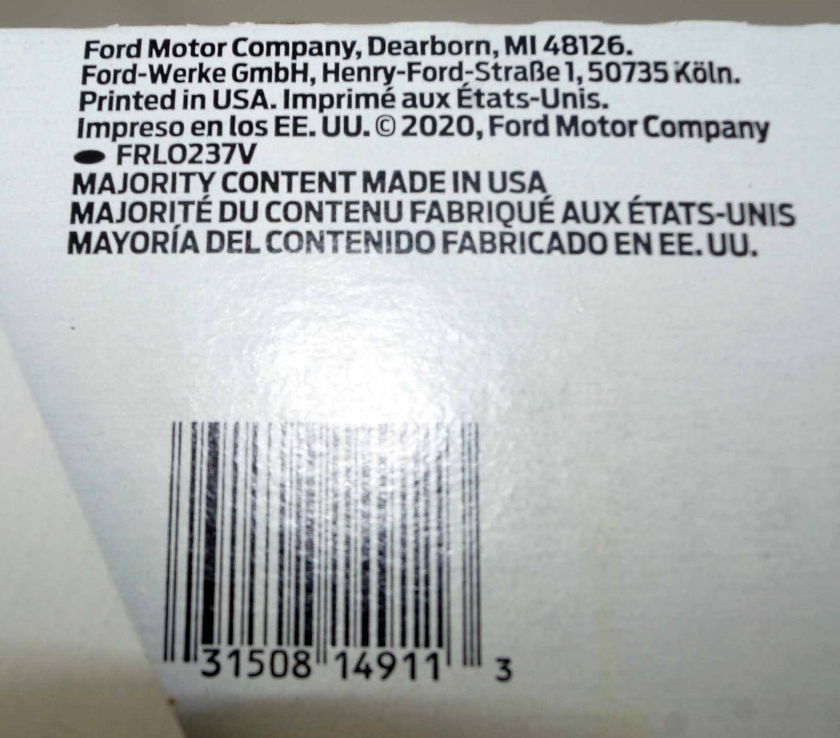 NEW Motorcraft Engine Air Filter FA-2058 Ford Bronco Ranger 2022-2024 - View #3