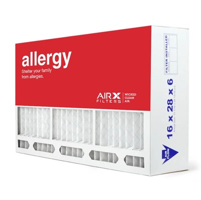 16x28x6 MERV 11 HVAC AC Furnace Air Filter Replacement for Aprilaire Space-Ga...