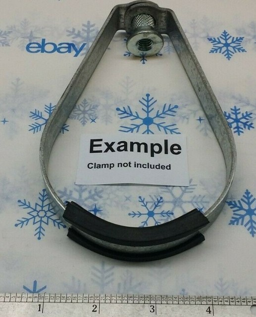 Vibration Isolation Rubber Cover for pipe hanger 15/16" Wide 2 1/2" Long 2 Pack eBay