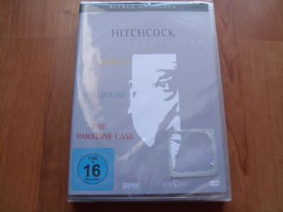 Hitchcock Collection, Rebecca, Spellbound, The Paradine Case, 3 DVD (2008), NEU