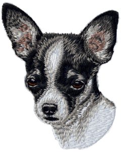 Chihuahua Dog Black White Embroidered Patches 3 Hats Free Usa Shipping Ebay