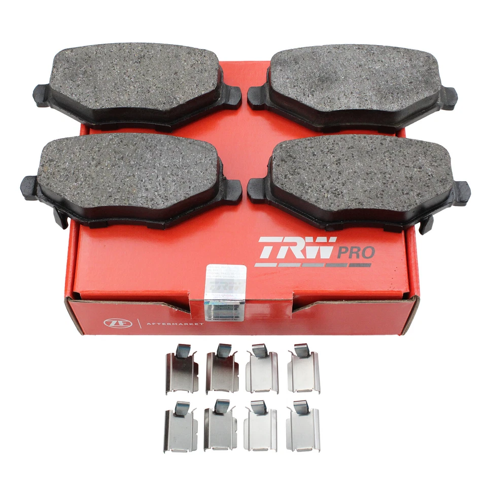 TRW Pro Rear Ceramic Brake Pad Set For Chrysler Dodge Journey Ram C/V VW Routan - Image 3 of 4