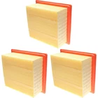Air Filter Replacement for Dodge Ram 6.7L L6 2500 3500 4500 Diesel Engine - 3pcs