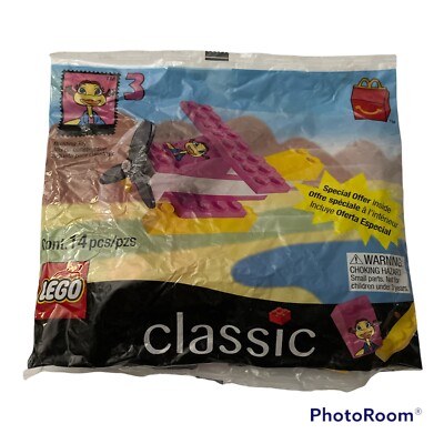 mcdonalds happy meal lego Classic Plane FACTORY SEALED COLLECTORS ITEM
