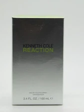 REACTION by Kenneth Cole Men Cologne 3.4 Oz / 100 ml EDT New in Box
