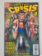 IDENTITY CRISIS #1 (2004) DC COMICS DEATH OF SUE DIBNY! MICHAEL TURNER COVER ART