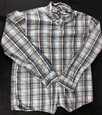 EUC 14th & Union Men's Multi-Color Athletic Fit  Long Sleeve Shirt - XL (G)