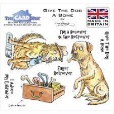 The Card Hut Acrylic Stamps - GIVE THE DOG A BONE