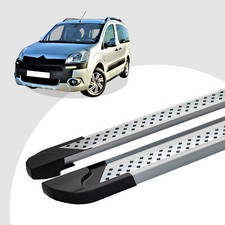 Trittbretter passend für Citroen Berlingo ab 04/2008-12/2018 VISO Silber ABE Trittbretter passend für Citroen Berlingo ab 04/2008-12/2018 VISO Silber ABE