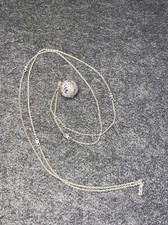 BRIGHTON halo ball long dangle necklace EUC