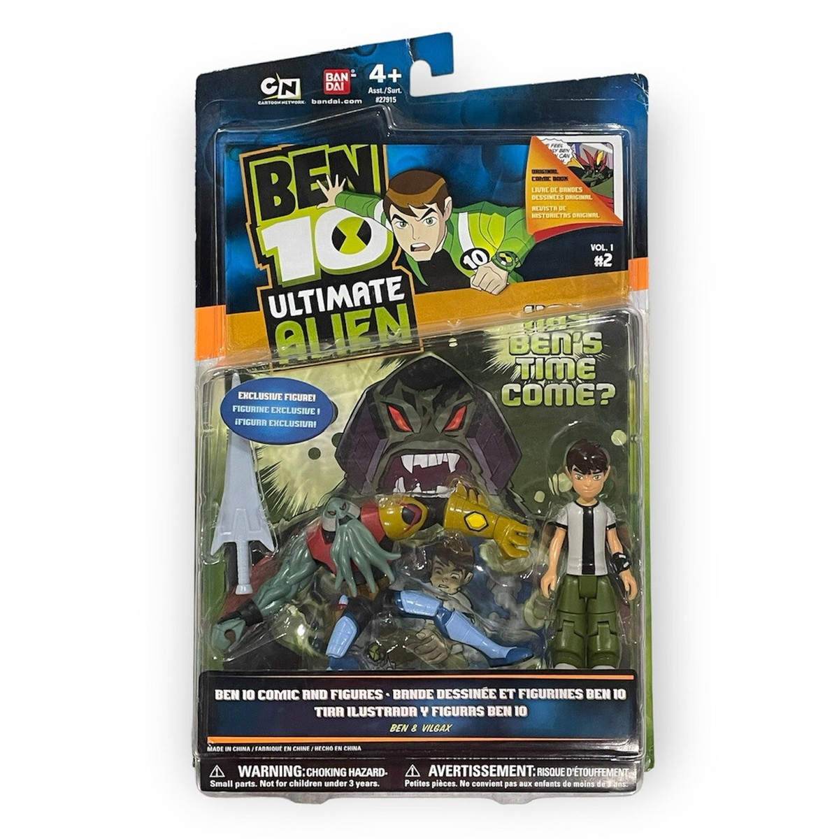 RARE Ben 10 Ultimate Alien Exclusive Ben & Vilgax Comic Figures 2 RARE Ben 10 Ultimate Alien Exclusive Ben & Vilgax Comic Figures 2