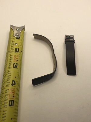 Skagen Watch Parts 2 Piece Leather Band W/Clasp Brown 22mm PY220