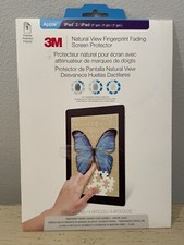 3M Natural View Fingerprint Fading Screen Protector Apple iPad2 3rd Generation