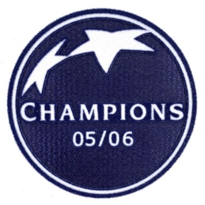 Barcelona CHAMPIONS 05/06 patch UEFA CHAMPIONS LEAGUE badge | eBay UK