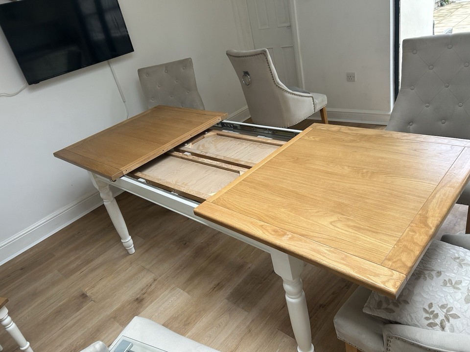 dinning table and chairs 6 used eBay