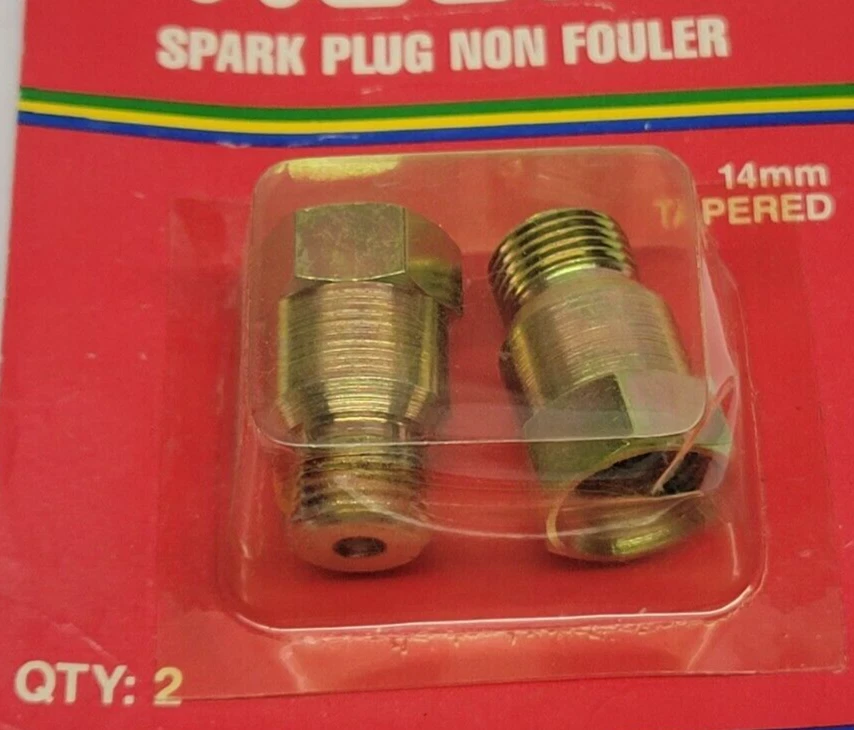 Juego de 2 adaptadores de bujía cónica Dorman Help 42006 14 mm NUEVO par Foto 3 de 4