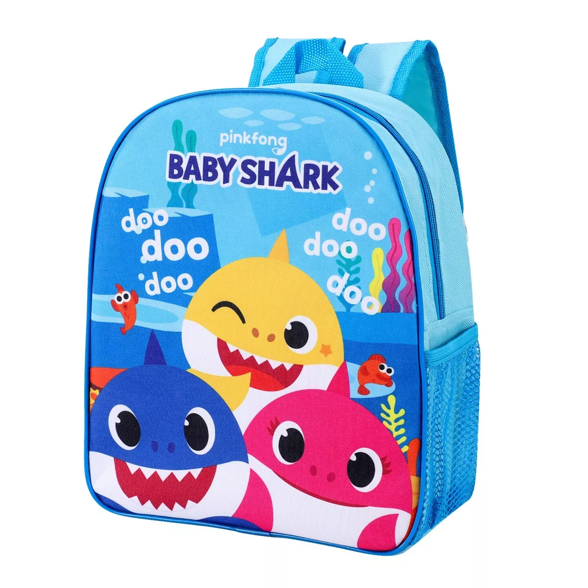 Baby Shark SHARKS 3 Bag with Strap Lunch Box, small, Blue