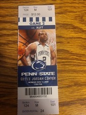 NJIT @ Penn St NCAA Men's Basketball Unused Ticket Stub 11/17/2008