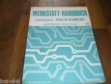#H099 HONDA ACCORD 3. Generation MJ 1986 SCHALTPLAN WERKSTATT HANDBUCH 64SE360