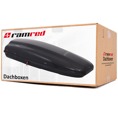 DACHBOX G3 ARJES 480 schwarz/glänzend 390 Liter 75 kg / TRANSPORTBOX -Neu-