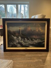 Thomas Kinkade Conquering the Storms Seaside Memories IV Canvas