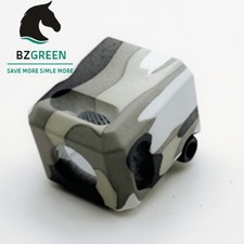 1/2x28 TPI 9mm Muzzle Brake Compensator Clamp Aluminum For Glock CC Gray Camo