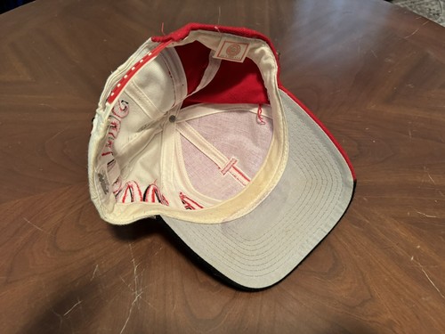 Vintage Top of the World Indiana Hoosiers Spellout Swirl Snapback Hat Cap 90s - Picture 4 of 7