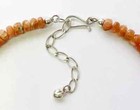 HSN Jay King Sterling Silver Sunstone Graduated Beaded Necklace — photo 5