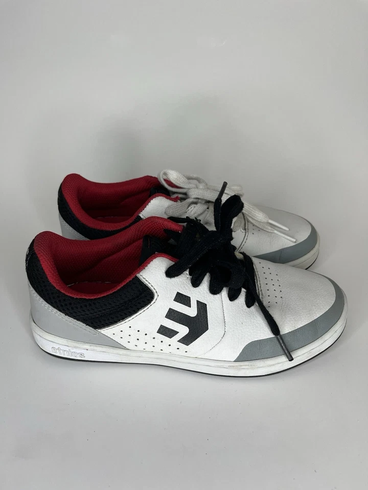 Etnies Boys Marana Skate Shoes White/Grey/Black Lace Up Sneakers Men 36.5 US 4.5 - Image 4 of 4