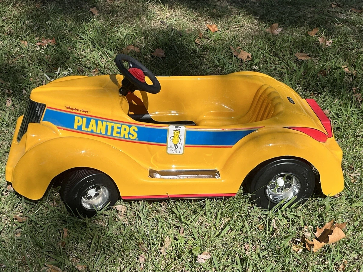 Vintage Kingsbury Toys Planters Peanut Plastic Pedal Car