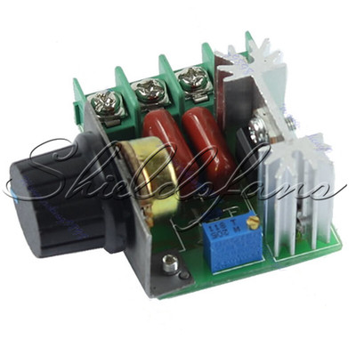 2PCS 220V 2000W Speed Controller SCR Voltage Regulator Dimmers Thermostat