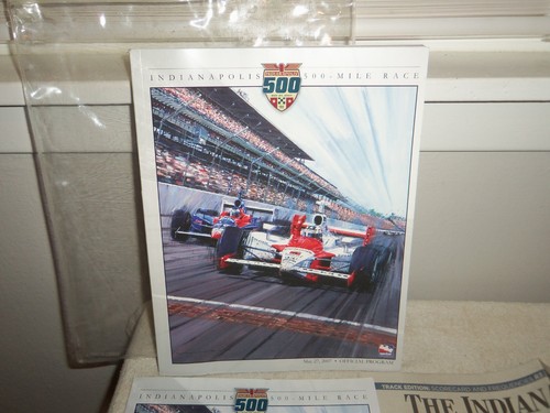 2007 Indy 500 "Official Race Program" mit Startaufstellung & Schutztasche - Bild 2 von 3