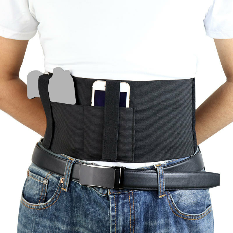 Hidden Belt Belly Band Holster Tactical Concealed Hand Gun Carry